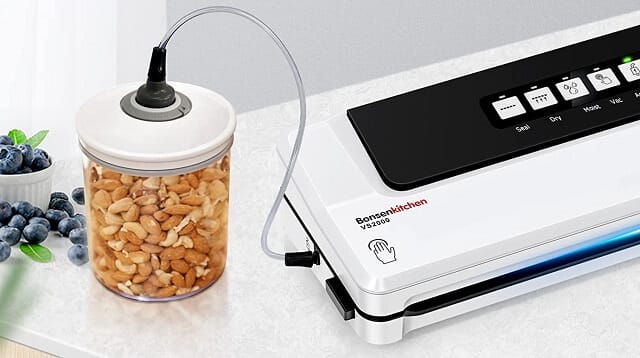 Bonsenkitchen Machine Sous Vide Alimentaire, Machine Sous Vide